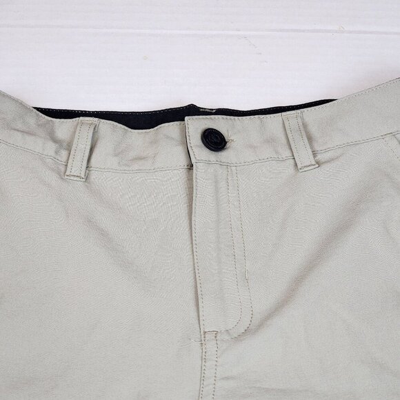 Under Armour boy sz 14 khaki performance shorts golf activewear preppy - Picture 3 of 9